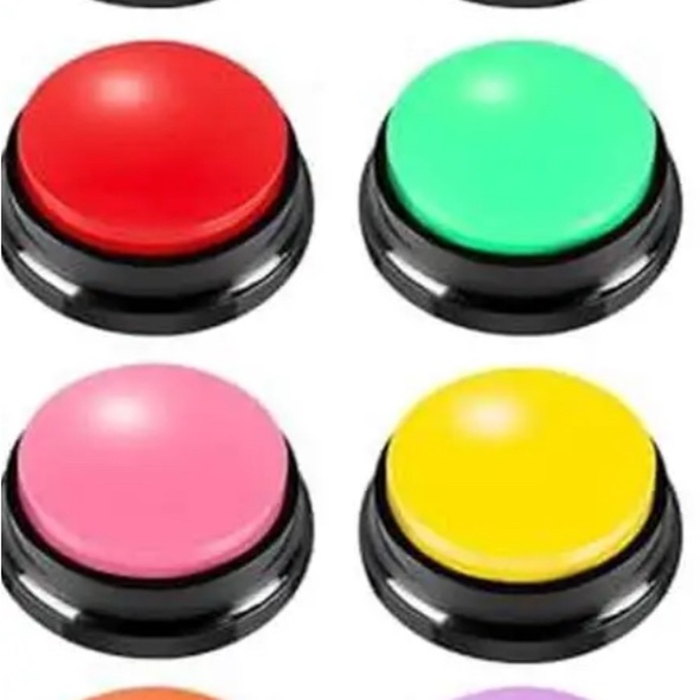 Recordable Button. Colors Vary - Picture 3 of 3